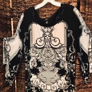 Flare Sleeve Long Top